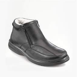 Shop Wide Fit Thermal Lined Twin Zip Boots - MJ380